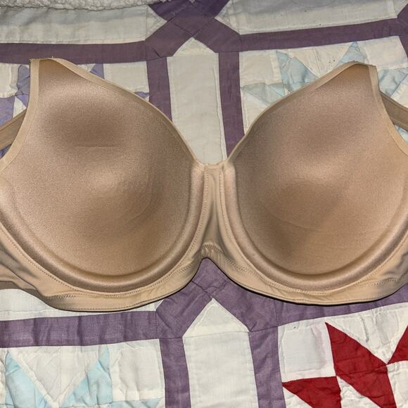 Jockey Bra Size 42B Nude Beige Cushion Comfort Underwire Full Coverage 3967 - Picture 8 of 8
